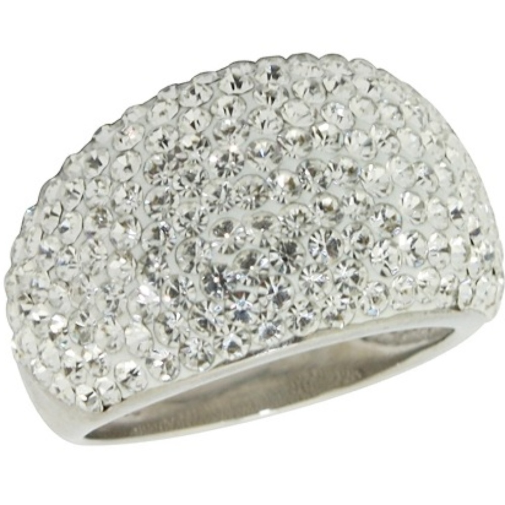 🌷SALE🌷 Jacmel Sterling Silver White Crystal Ring